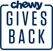 Chewy Gives Back logo